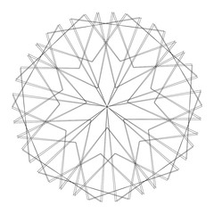 Holiday patterns of stars of snowflakes and flowers for gifts