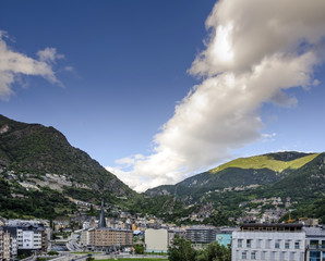 Fototapeta na wymiar Andorra La Vella