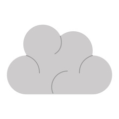 cloud silhouette isolated icon vector illustration design