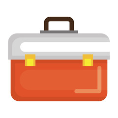 plumber tool box icon vector illustration design