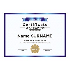 Certificate Template Design