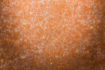 Rusty metal texture or rusty metal background for interior exterior decoration and industrial construction concept design. rusty metal is caused by moisture in the air.