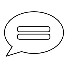 speech bubble message icon vector illustration design