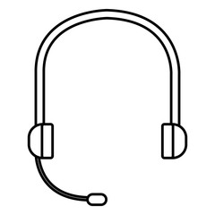 earphones sound isolated icon vector illustration design