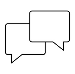 Fototapeta premium speech bubble message icon vector illustration design