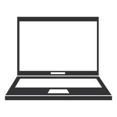 laptop computer isolated icon vector illustration design