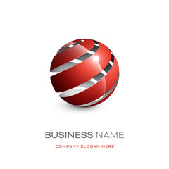 Fototapeta premium logo entreprise sphère