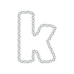 K Infinity Letter Logo Icon Design