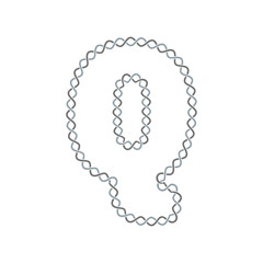 Q Infinity Letter Logo Icon Design