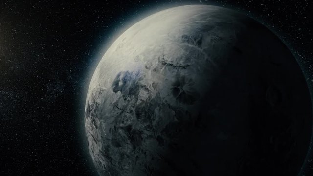 Gas giant planet. Beauty of deep space. Billions of galaxies in the universe. Incredibly beautiful. Ganymede