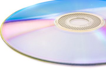 cd dvd isolated on white