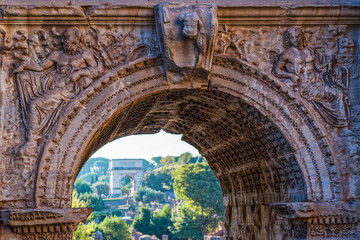 Arch of Septimius Severus in Rome
