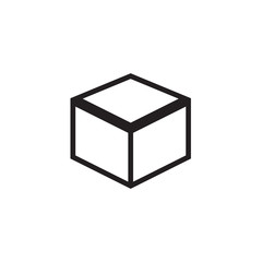 Box icon Vector illustration, EPS10.