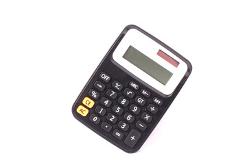 calculator isolated on white background