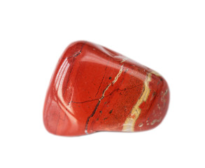 Red natural jasper stone - 193388233
