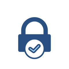 Check lock padlock password private protection secure icon