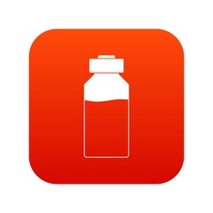 Medicine icon digital red