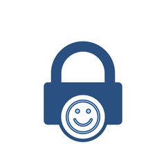 Happy lock office icon
