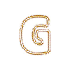 G Sewing Letter Logo Icon Design