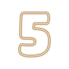 5 Sewing Letter Logo Icon Design