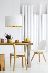 Simple dining room interior
