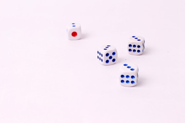dice isolated on white