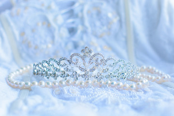 Diadem for the prom. Delicate and feminine accessories, vintage and modern style. Jewelry for the bride 