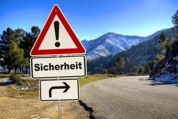 Schild 287 - Sicherheit