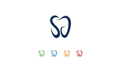 Dental logo design template