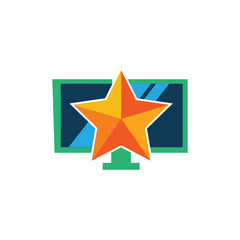 Star Tv Logo Icon Design