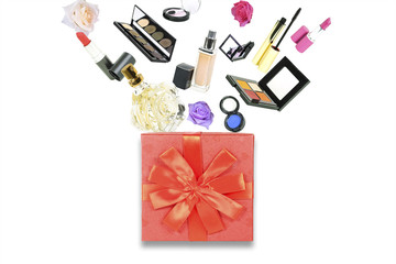 Composition with different cosmetic