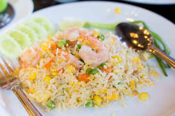 fried rice with shrimp