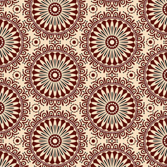 Seamless flower pattern background. Modern stylish texture design- Vector illustration