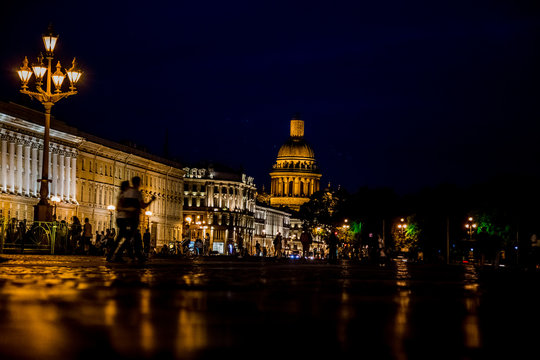 On palace square. Saint-Petersburg. 2016
