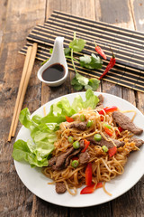 fried stir fry noodles