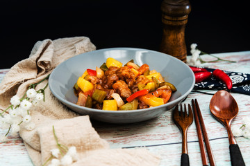 Handmade Sweet and sour pork ribs