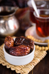 Date friuts and tea for iftar