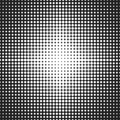 Abstract white background consisting of dots in form of halftone. Scientific and technical frame illustration. Flat cartoon illustration. Objects isolated on a white background.