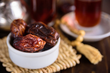Date friuts and tea for iftar