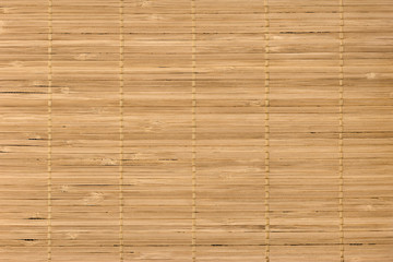 Rustic Natural Light Brown Bamboo Place Mat Slatted Interlaced Coarse Grunge Texture