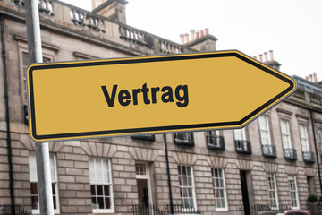 Schild 238 - Vertrag