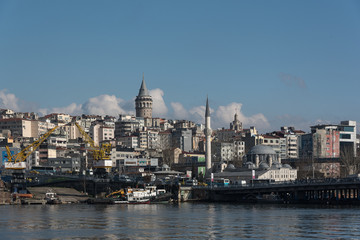 Fototapeta na wymiar Istanbul view - Turkey travel architecture background