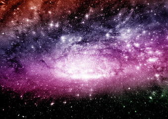 galaxy in a free space