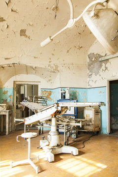 Old abandoned hospital interior