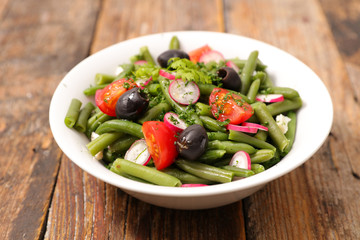 bowl of bean salad