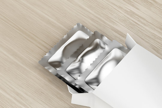 Box with three condoms