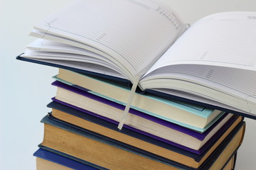 A stack of books