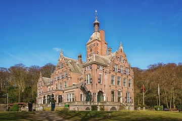 The mansion on the seventeenth century Duin & Berg estate in Santpoort, The Netherlands