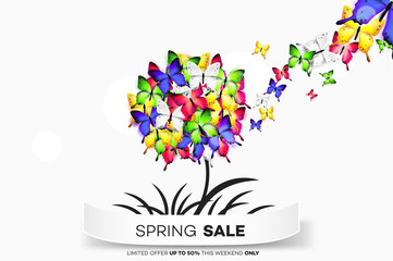 Obraz premium Final Spring Sale. Modern Conceptual Vector Illustration. Promotion Template For Banners, Posters, Gift Cards