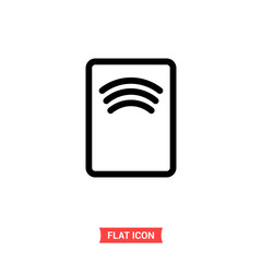Smart card vector icon